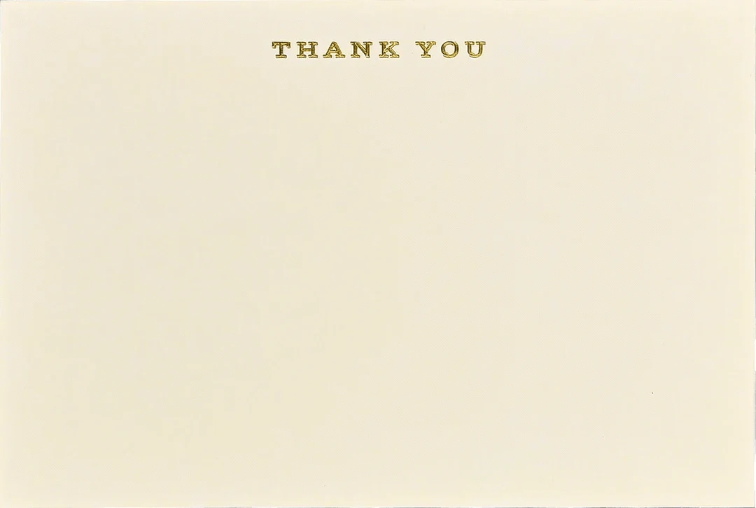 Peter Pauper Press Paper Thank You Correspondence Cards