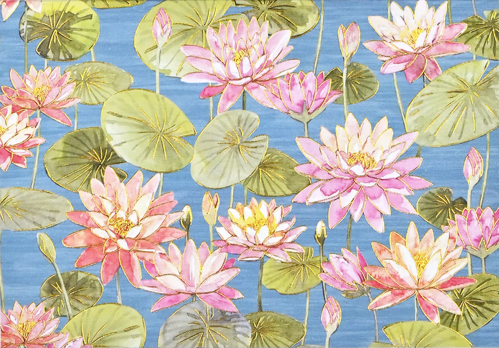 Peter Pauper Press Paper Water Lilies Note Cards