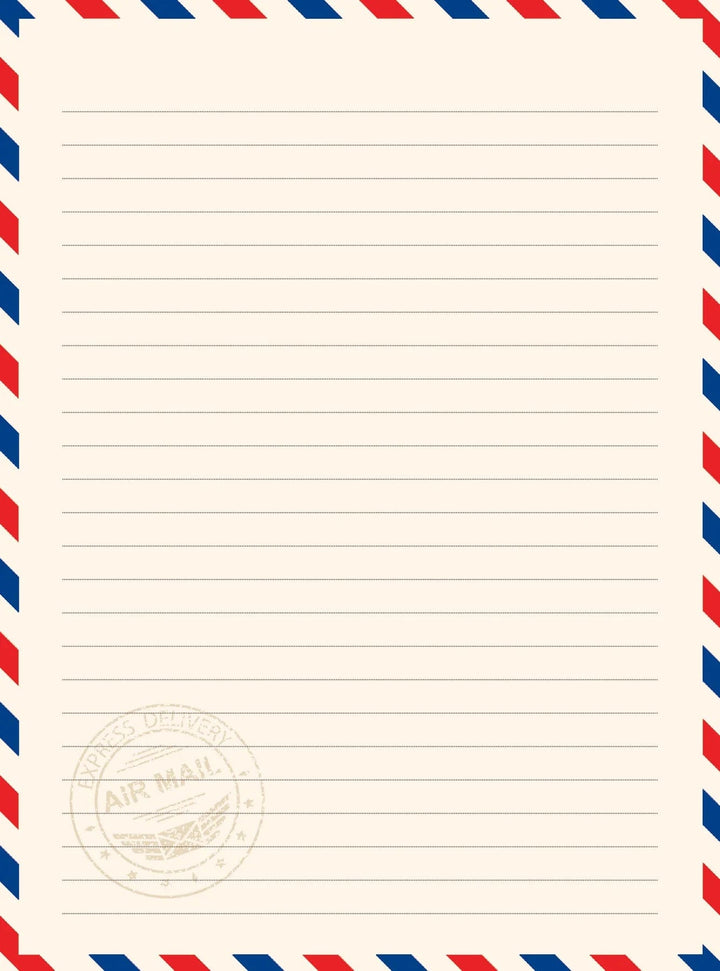 Peter Pauper Press Stationery Set Airmail Stationery Set