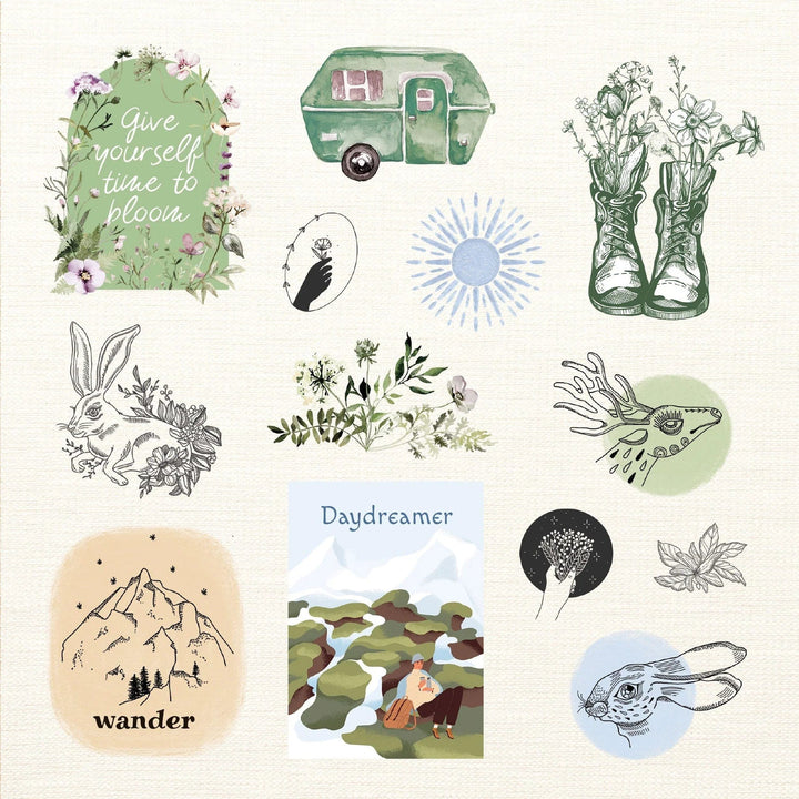 Peter Pauper Press Sticker Book Boho Dreams Sticker Book