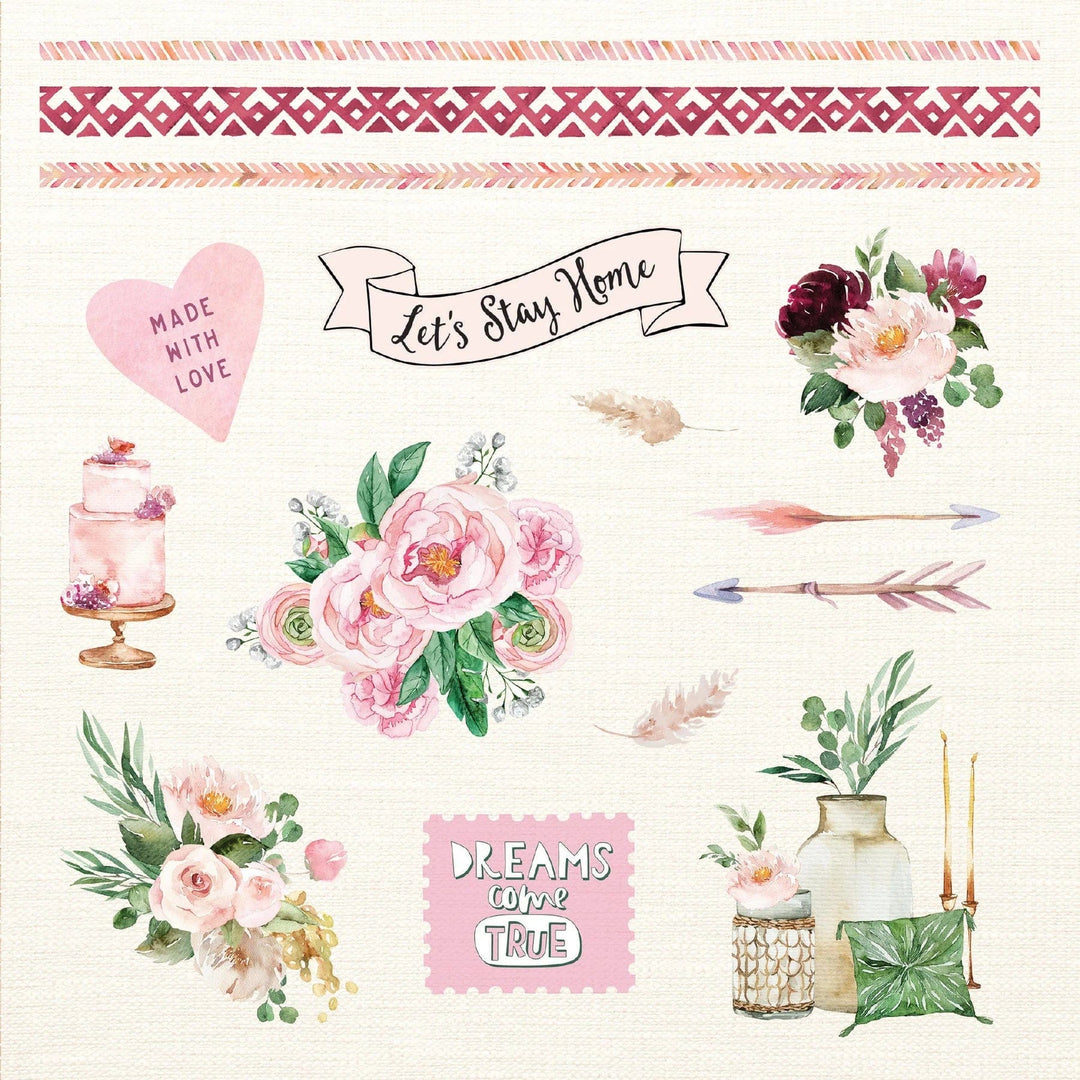 Peter Pauper Press Sticker Book Boho Dreams Sticker Book