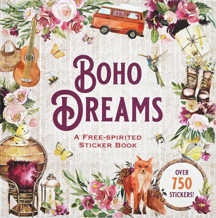 Peter Pauper Press Sticker Book Boho Dreams Sticker Book