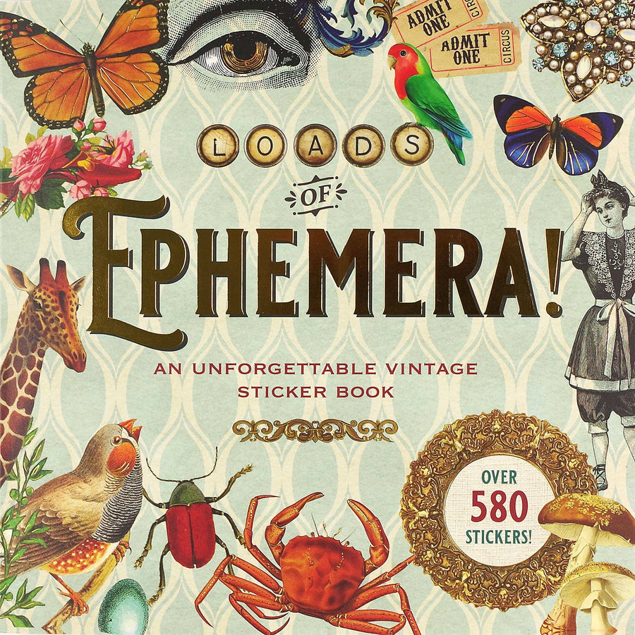 Peter Pauper Press Sticker Book Loads of Ephemera Sticker Book (580 stickers)