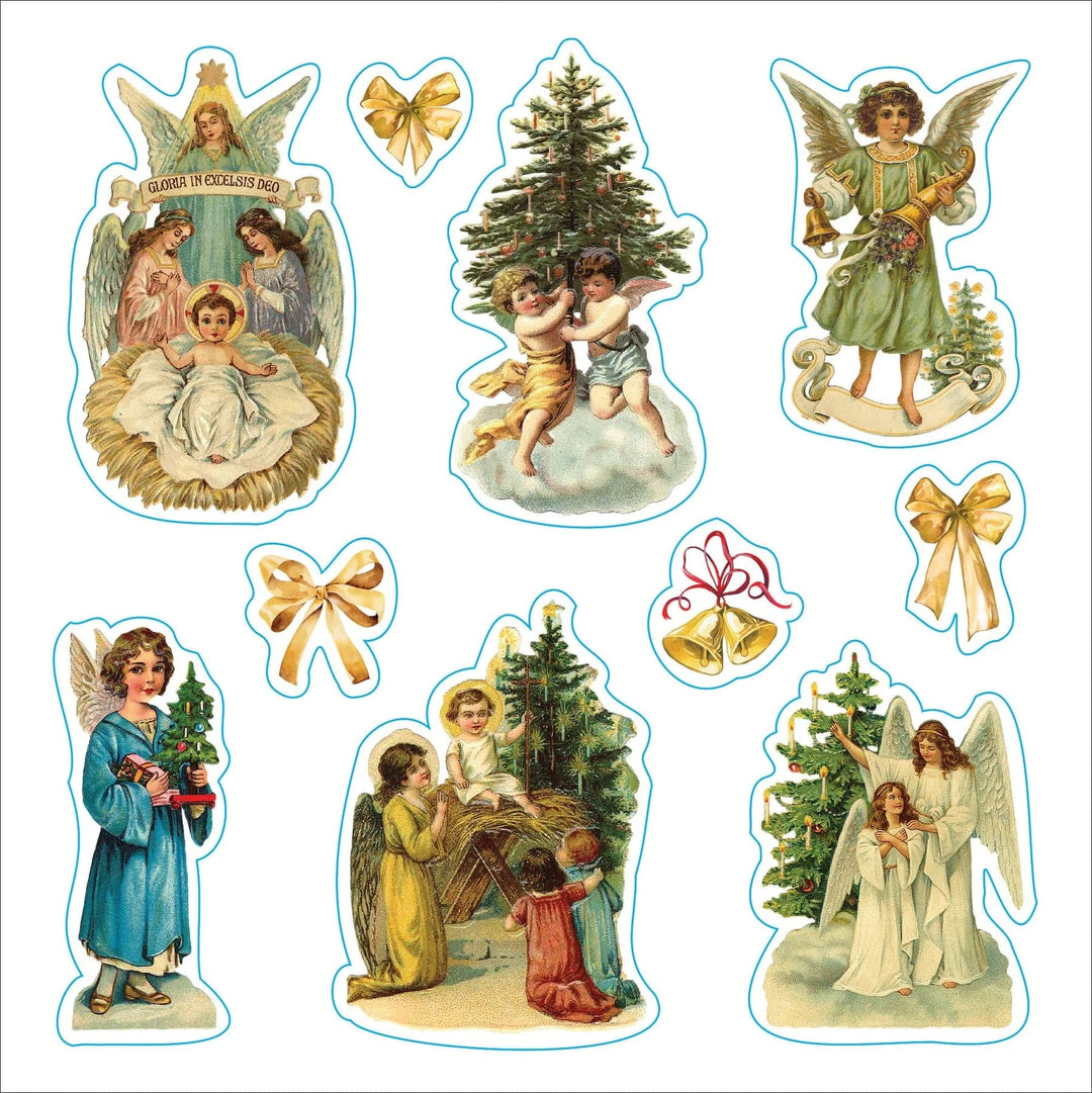 Peter Pauper Press Sticker Book Merry & Bright Christmas! A Festive Sticker Book