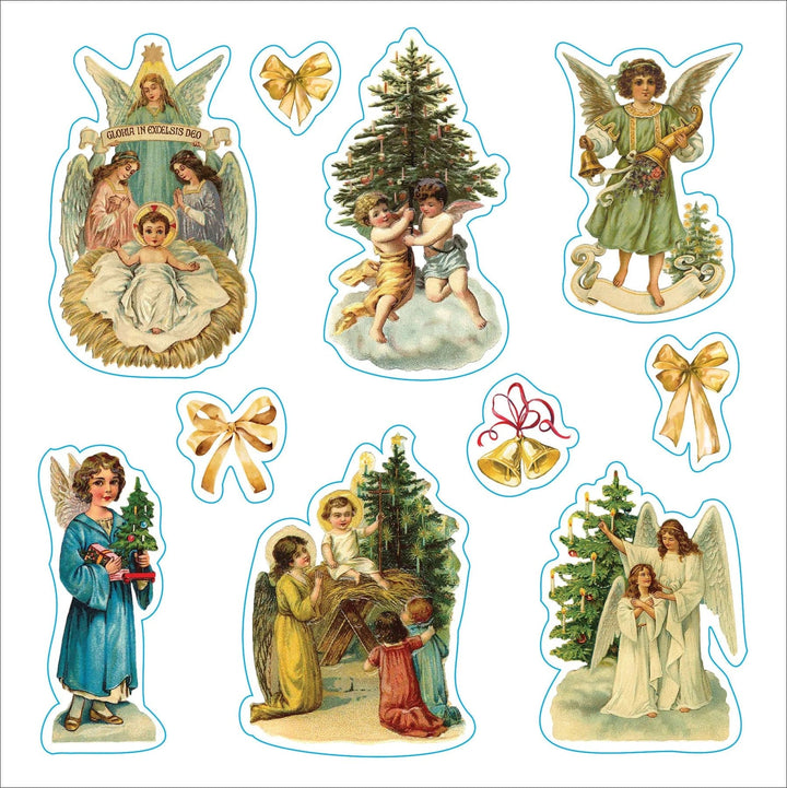 Peter Pauper Press Sticker Book Merry & Bright Christmas! A Festive Sticker Book