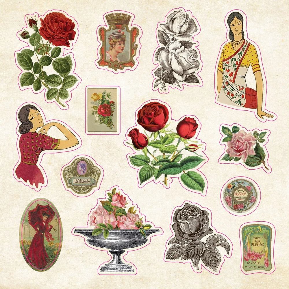 Peter Pauper Press Sticker Book The Sticker Book of Curiosities