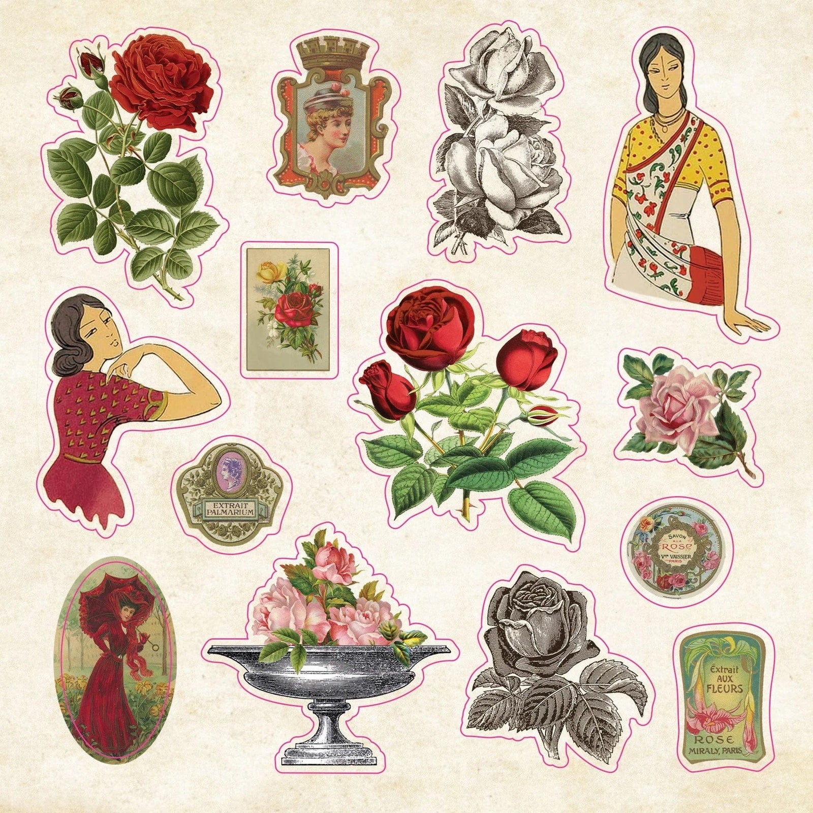 Peter Pauper Press Sticker Book The Sticker Book of Curiosities