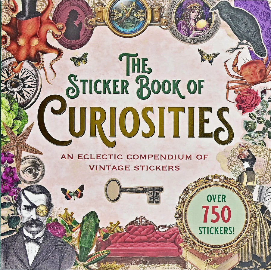 Peter Pauper Press Sticker Book The Sticker Book of Curiosities