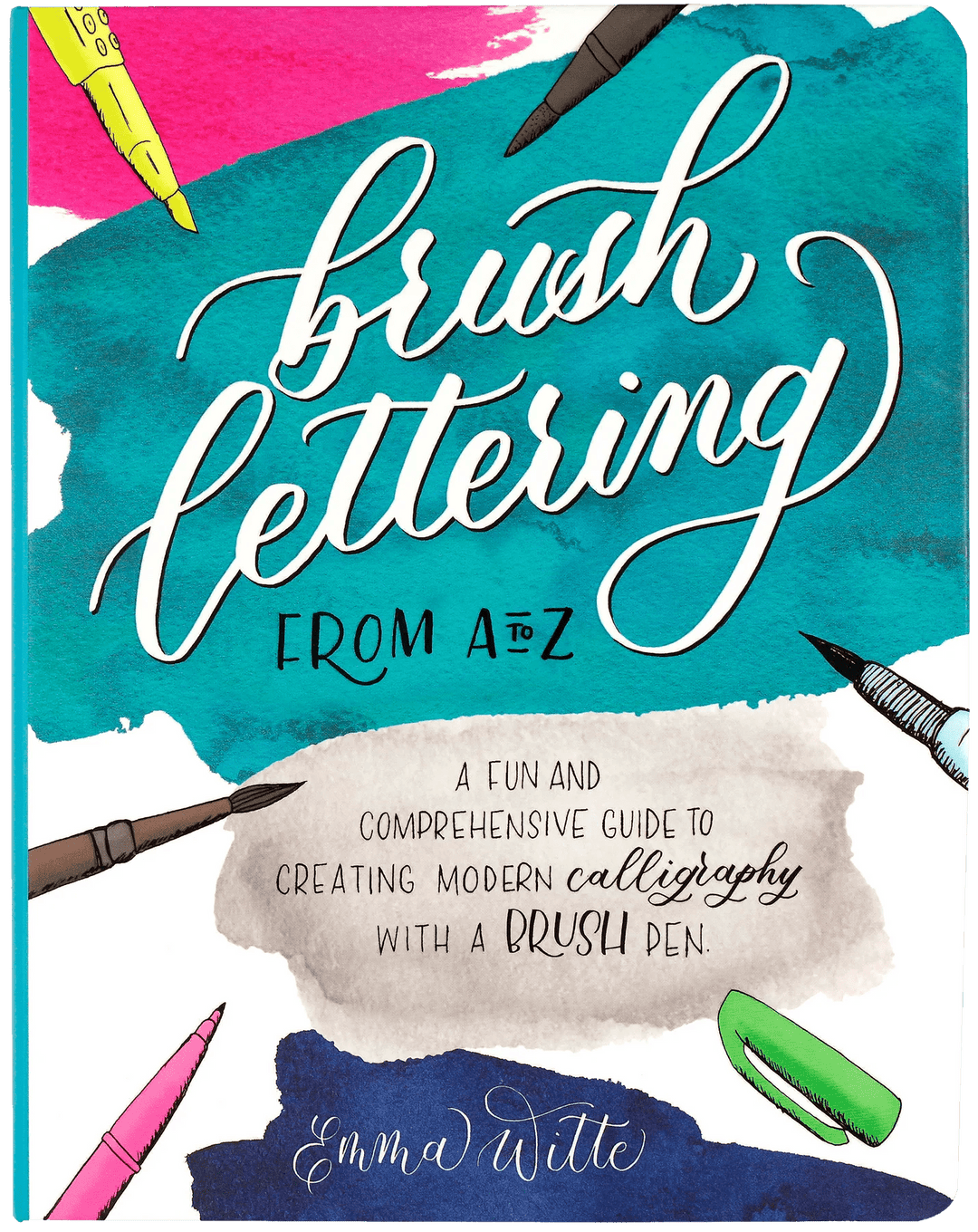 Peter Pauper Press Workbook Brush Lettering from A to Z