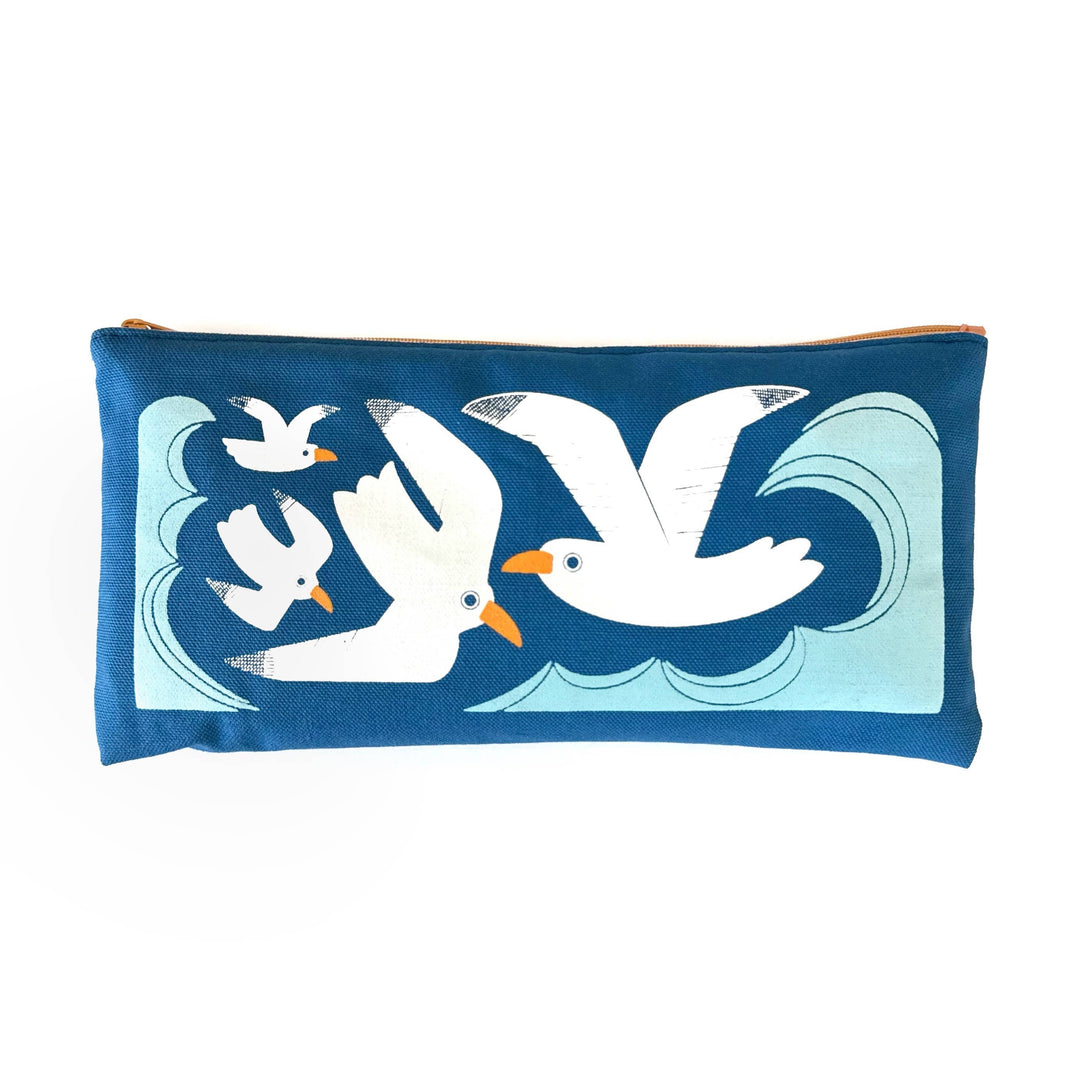 Pier Six Press Fashion Seagull Travel Pouch 