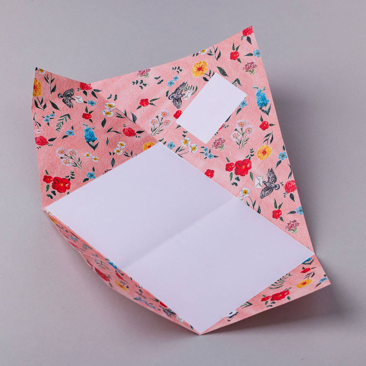 Pigeon Cards Sunday Letter Pigeon, Folding Letter Stationery, Pack of 6