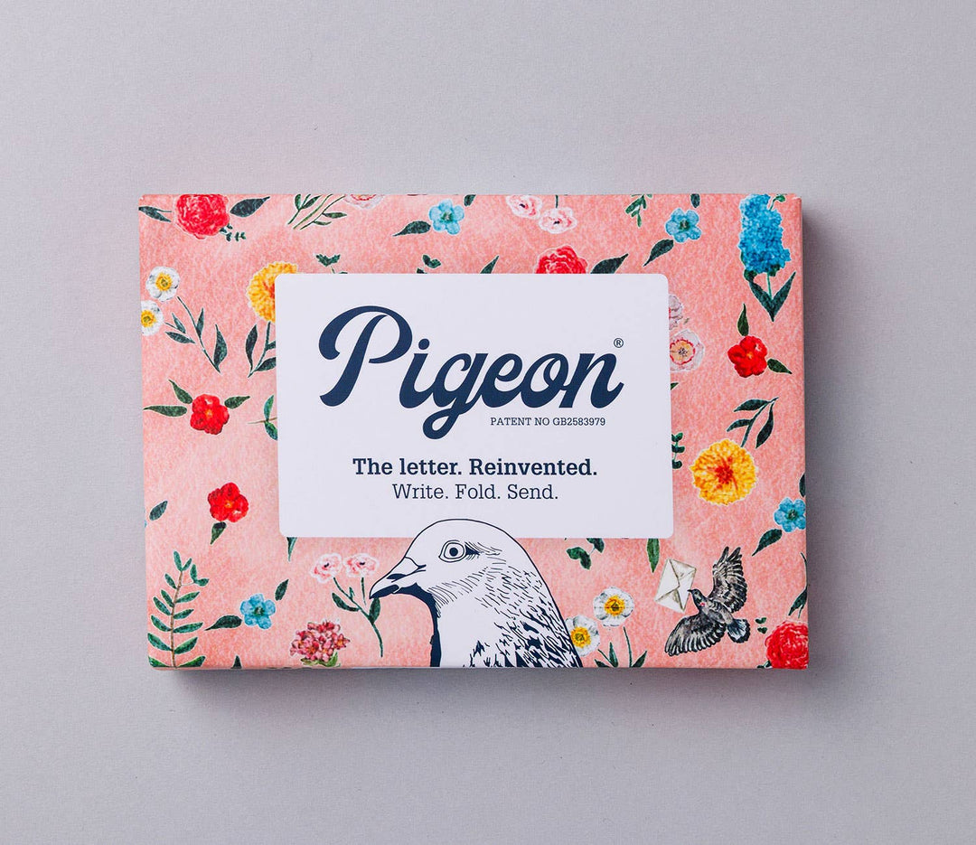 Pigeon Cards Sunday Letter Pigeon, Folding Letter Stationery, Pack of 6