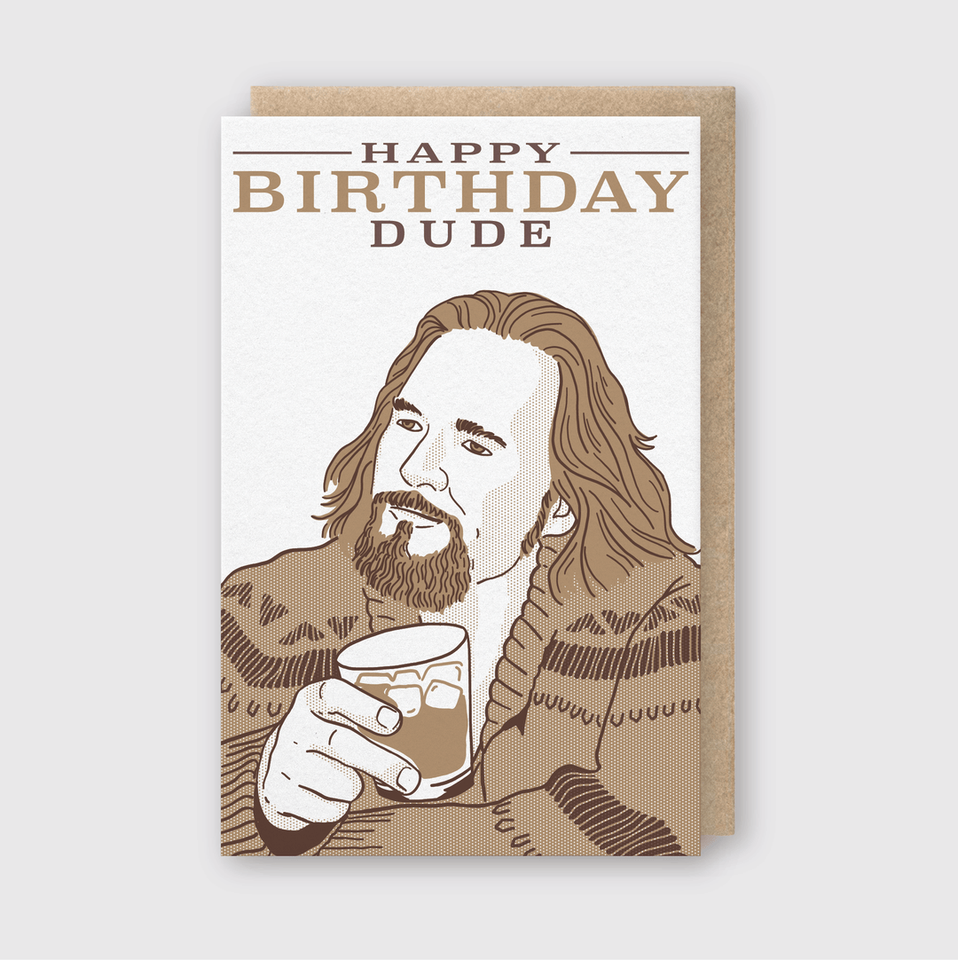 Pike Street Press Cards 5.33x 3.45 Happy Birthday Dude