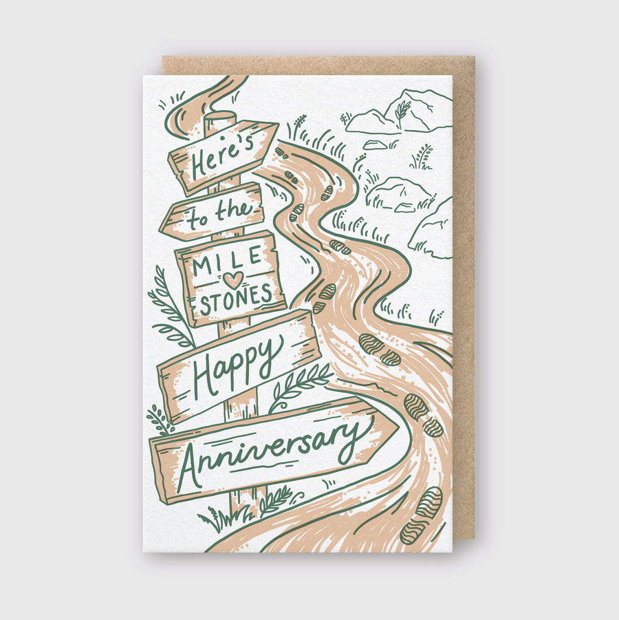 Pike Street Press Cards Milestones Anniversary