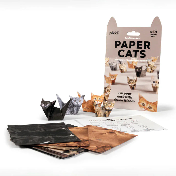 Pikkii Gifts Paper Cats Origami Kit