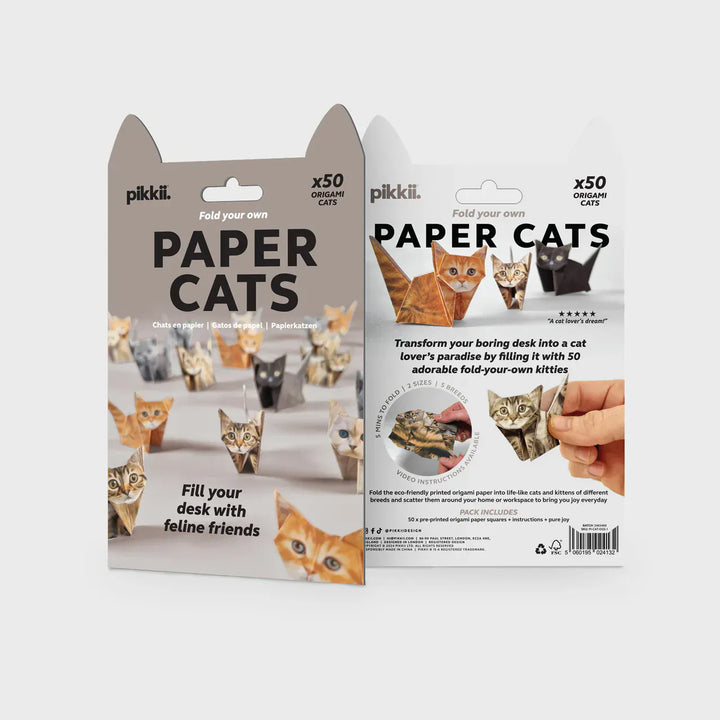 Pikkii Gifts Paper Cats Origami Kit