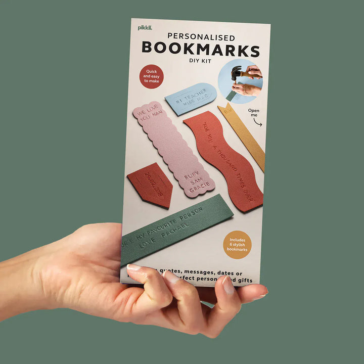 Pikkii Gifts Personalized Bookmark Kit