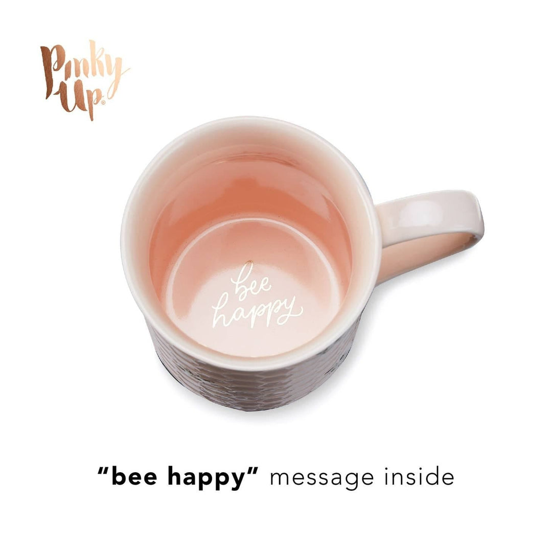 Pinky Up Mug Annette Honeycomb Ceramic Tea Mug & Infuser