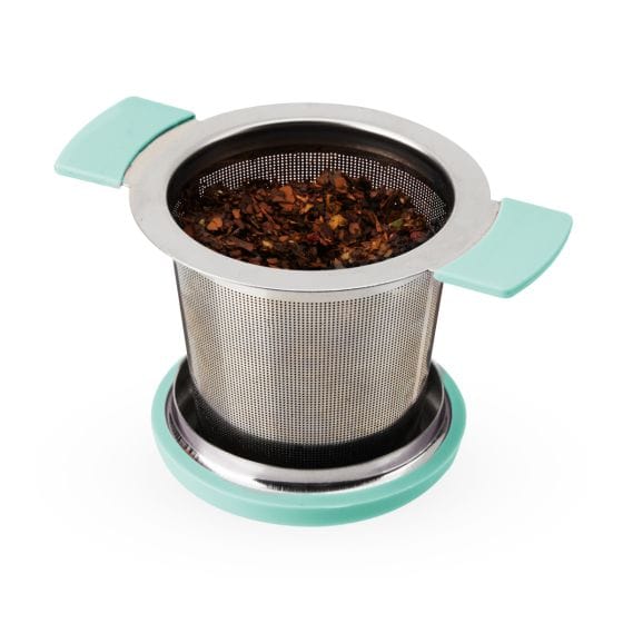 Pinky Up Tea & Infusions Erin Turquoise Universal Tea Infuser in Turquoise