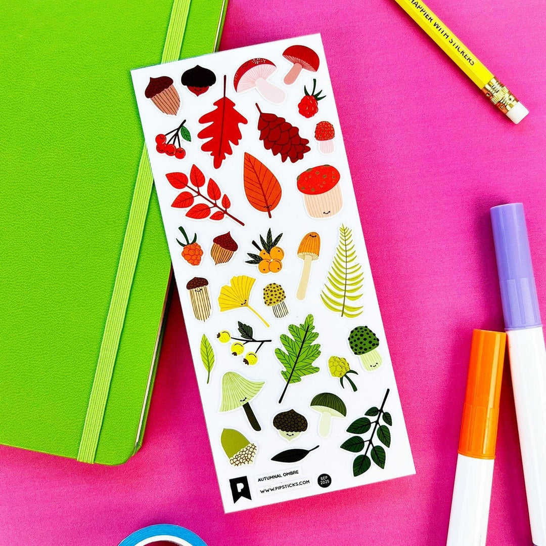 Pipsticks Cards Autumnal Ombre | Pipsticks