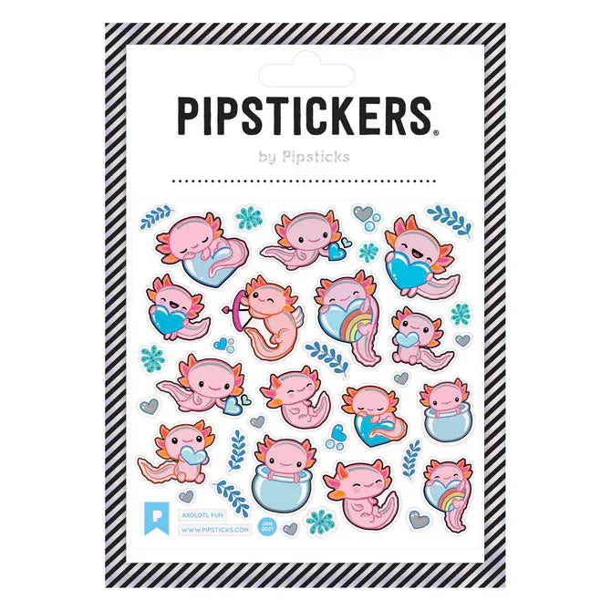 Pipsticks Cards Axolotl Fun