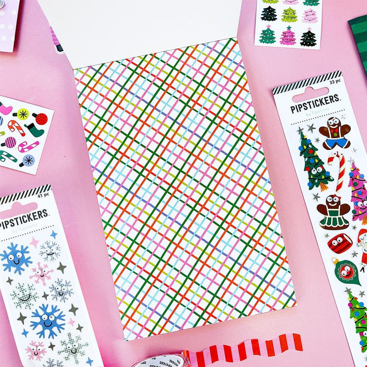 Pipsticks Cards Charming Christmas Sticker Paper Scrap Pad | Pipsticks