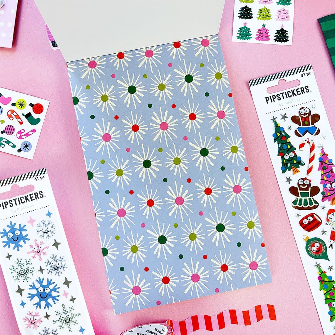 Pipsticks Cards Charming Christmas Sticker Paper Scrap Pad | Pipsticks