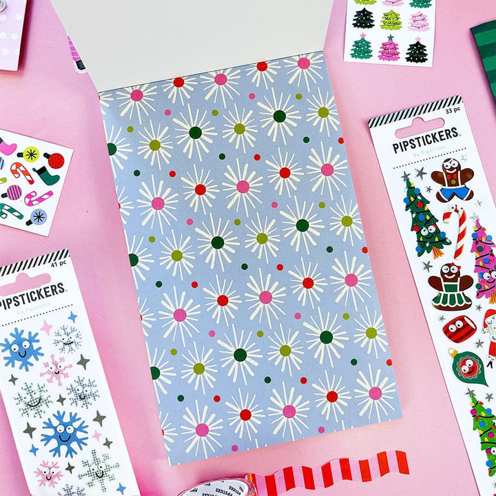 Pipsticks Cards Charming Christmas Sticker Paper Scrap Pad | Pipsticks