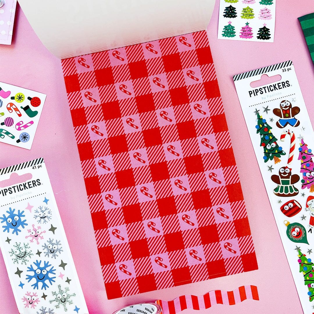 Pipsticks Cards Charming Christmas Sticker Paper Scrap Pad | Pipsticks