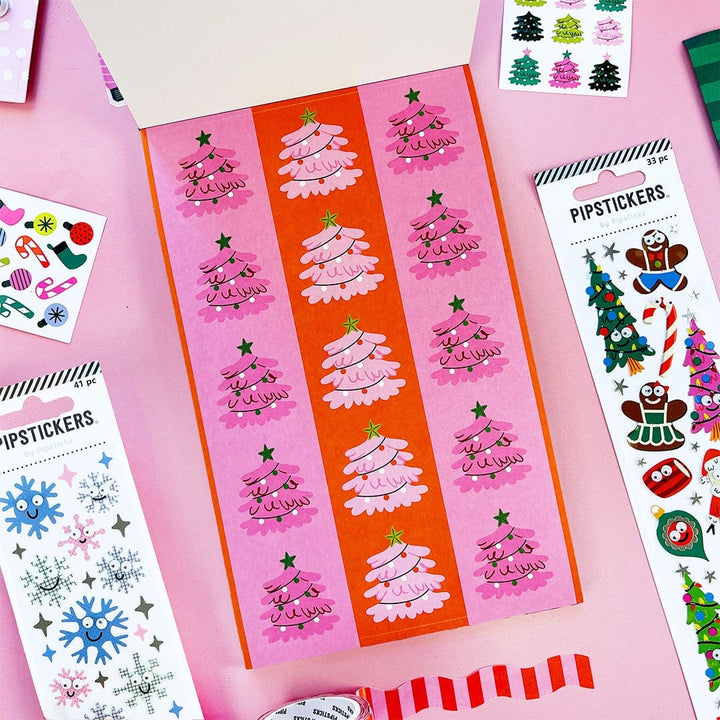 Pipsticks Cards Charming Christmas Sticker Paper Scrap Pad | Pipsticks