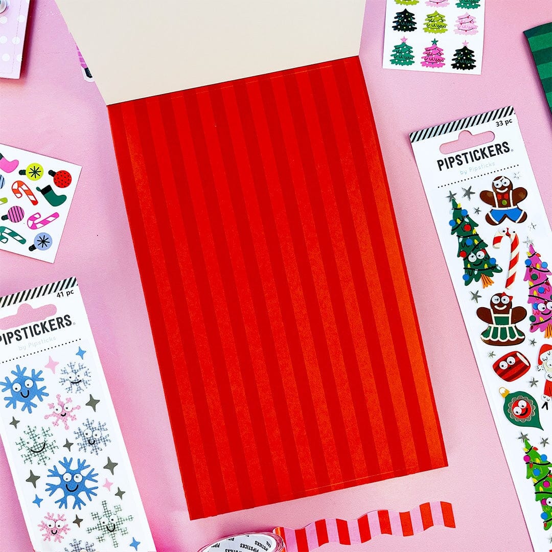 Pipsticks Cards Charming Christmas Sticker Paper Scrap Pad | Pipsticks