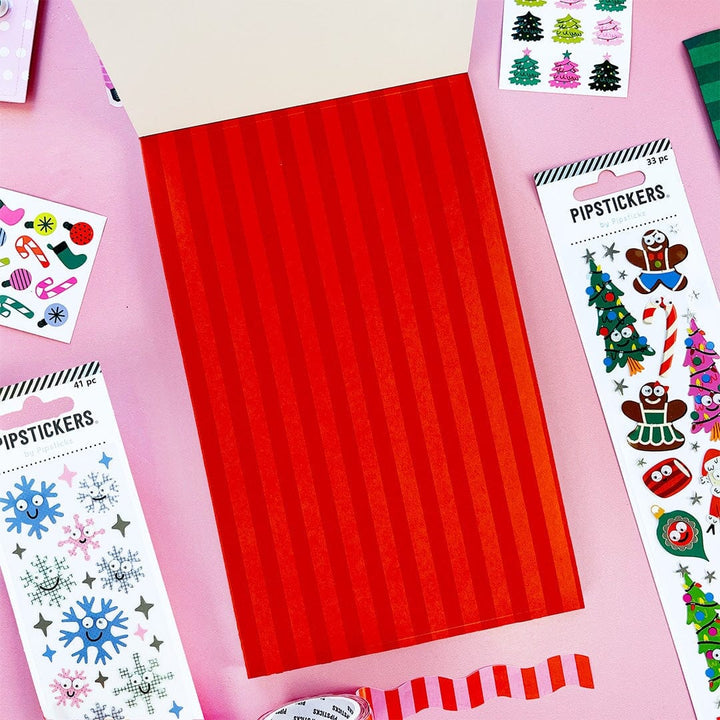 Pipsticks Cards Charming Christmas Sticker Paper Scrap Pad | Pipsticks