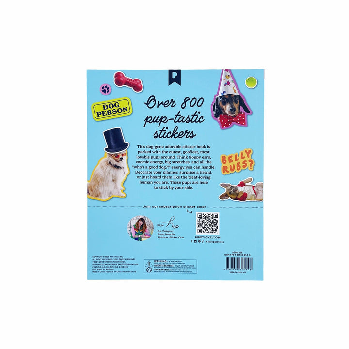 Pipsticks Cards Dog-gone Adorable Dog Sticker Book | Pipsticks
