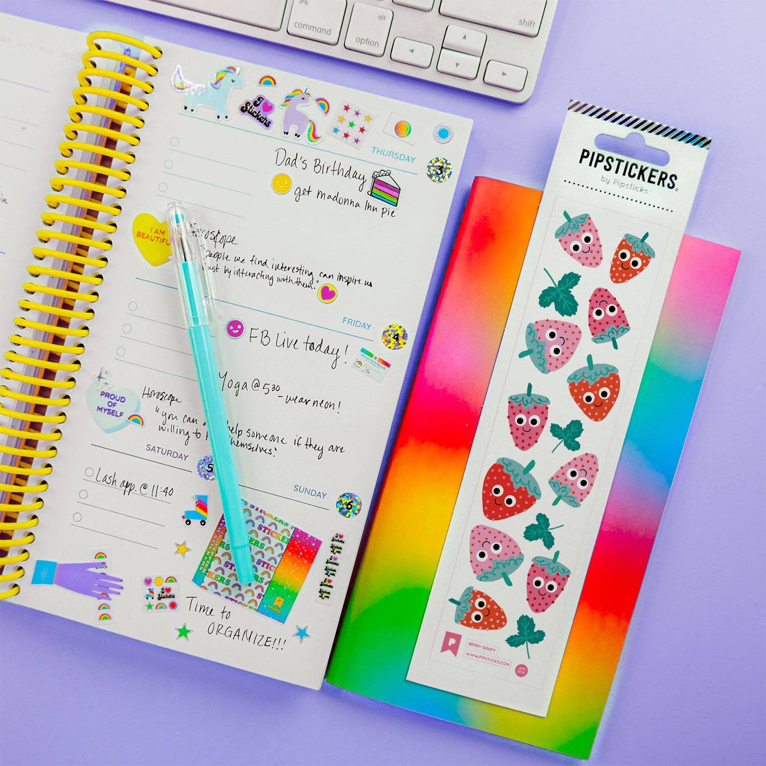 Pipsticks Cards Googly Eyed Berry Goofy