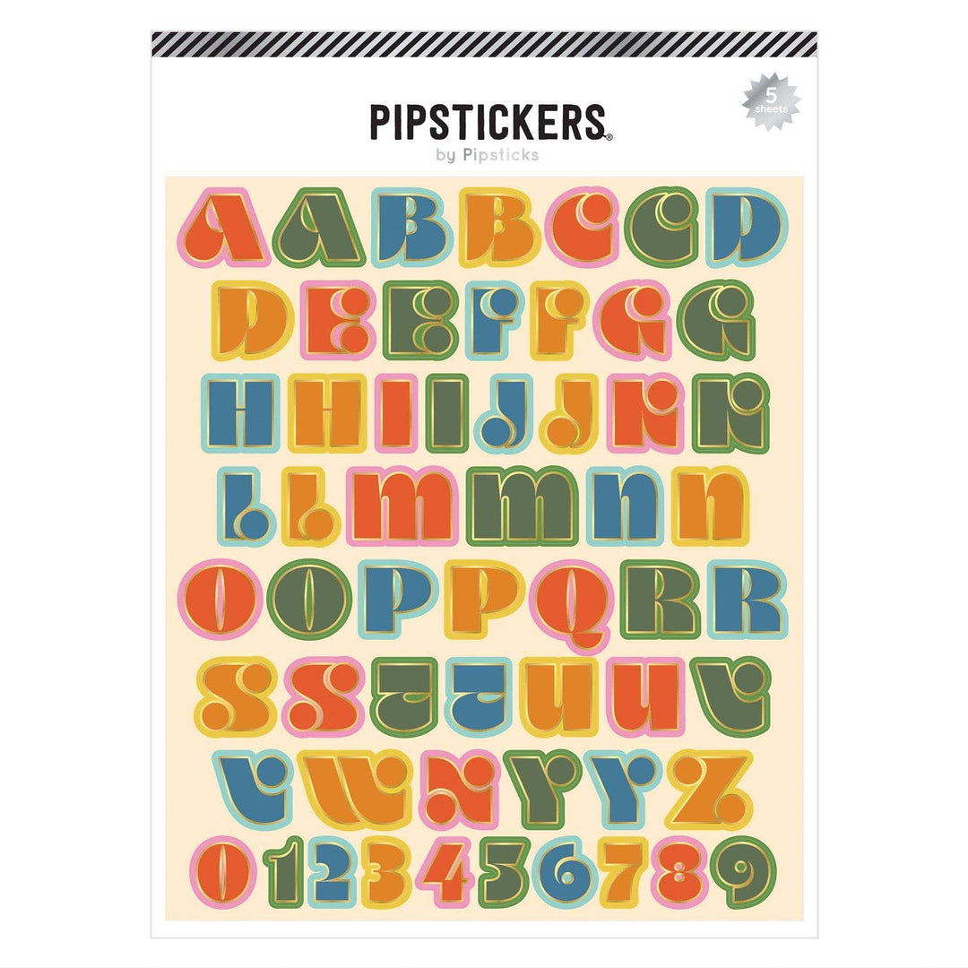 Pipsticks Cards Inner Circle Big Alphabet (5ct)