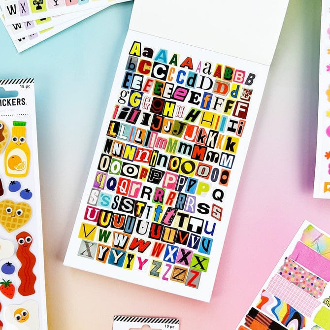 Pipsticks Cards Mix & Match Junk Journal Sticker Book