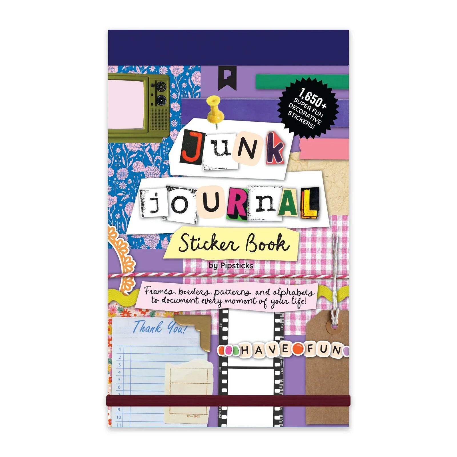 Pipsticks Cards Mix & Match Junk Journal Sticker Book