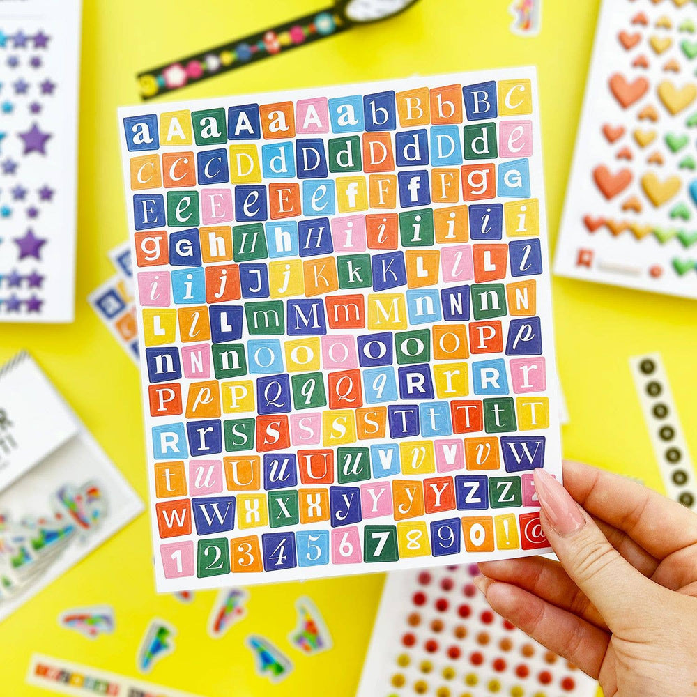 Pipsticks Cards Mix & Mingle Big Alphabet (5ct)