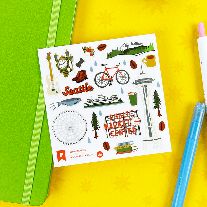 Pipsticks Cards Scenic Seattle