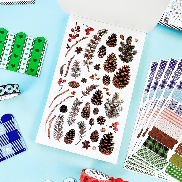 Pipsticks Cards Winter Whimsy Junk Journal Sticker Book | Pipsticks