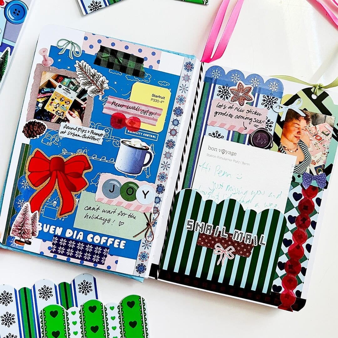 Pipsticks Cards Winter Whimsy Junk Journal Sticker Book | Pipsticks