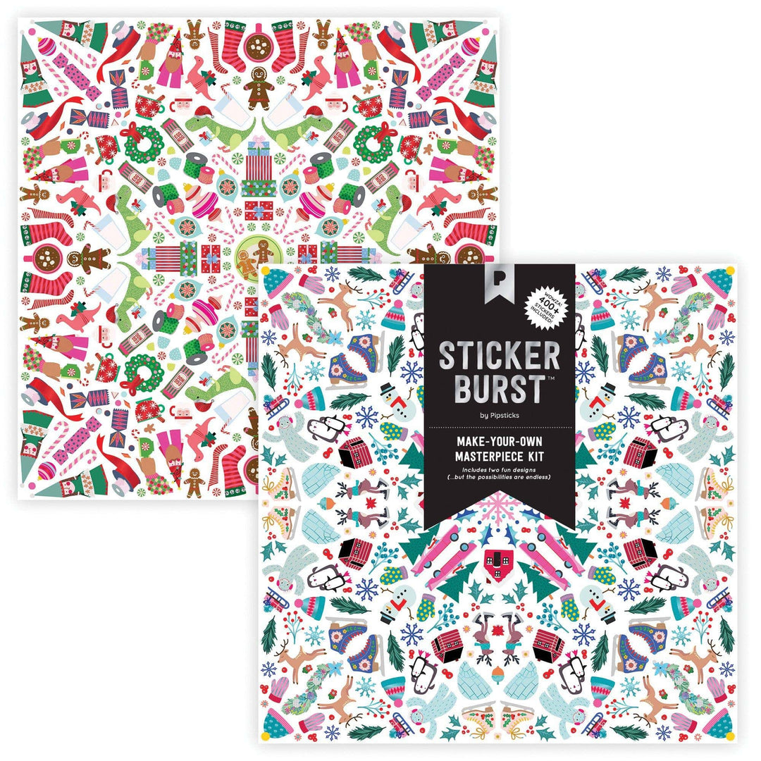Pipsticks Holiday Holly Jolly Sticker Burst Kit