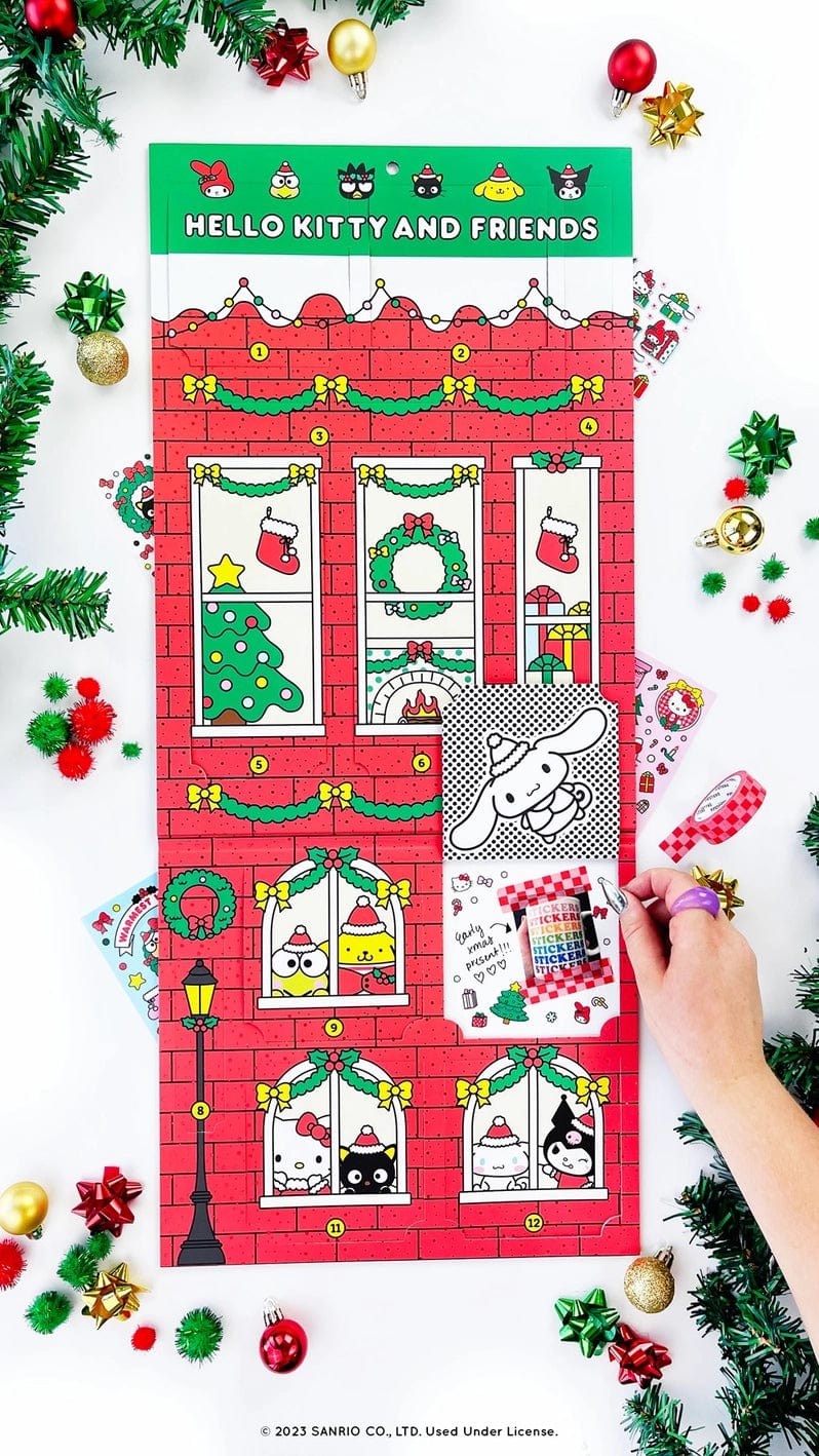 Pipsticks Sticker Hello Kitty And Friends Christmas Sticker Advent | Pipsticks