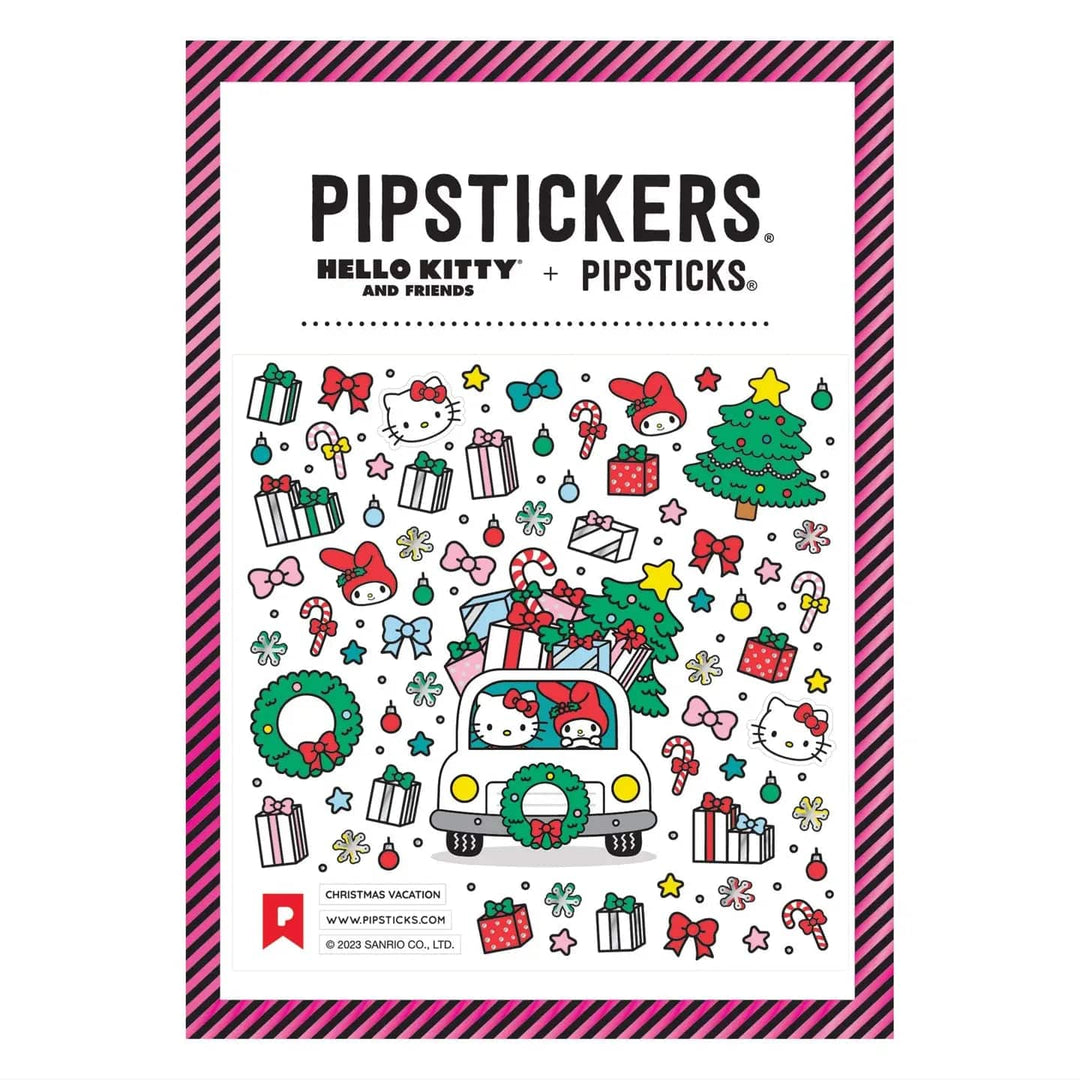 Pipsticks Sticker Hello Kitty and Friends Christmas Vacation Stickers | Pipsticks