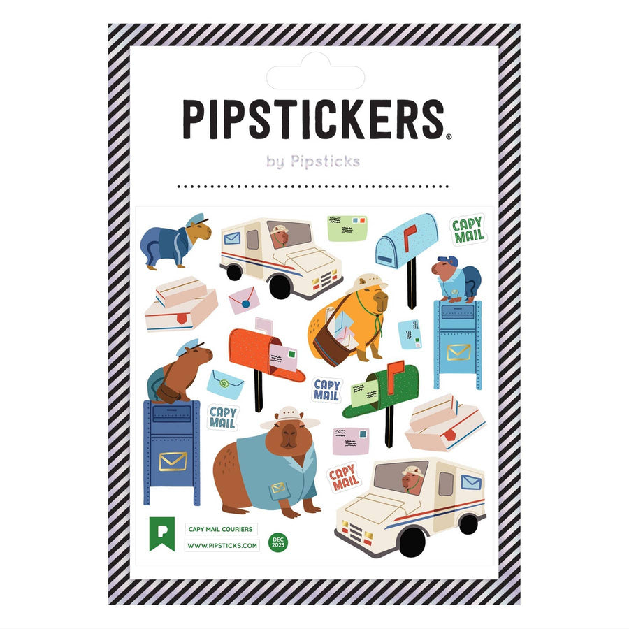 Pipsticks Stickers Capy Mail Couriers PipStickers Sheet