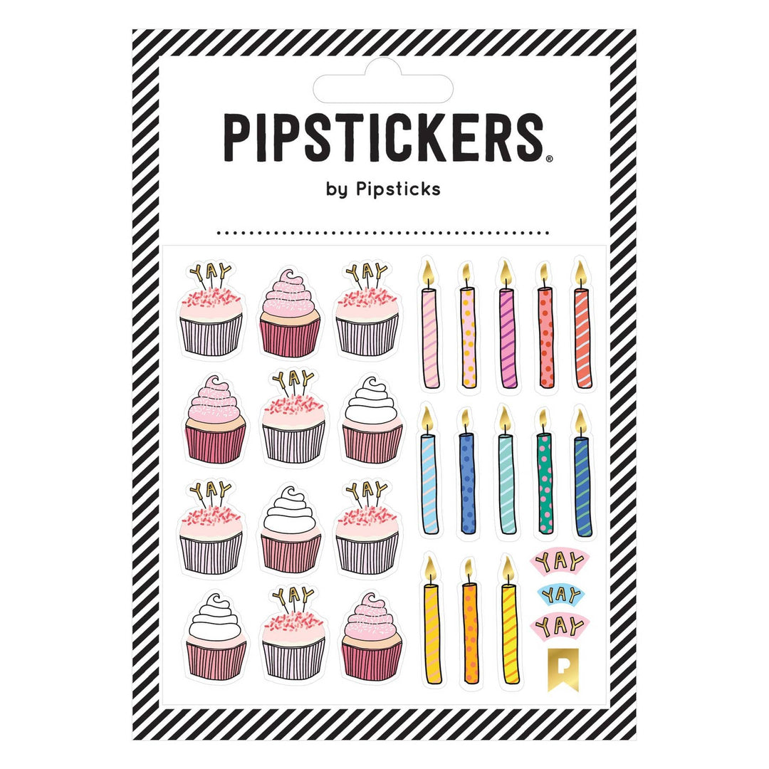 Pipsticks Stickers Party Cupcakes PipStickers Sheet