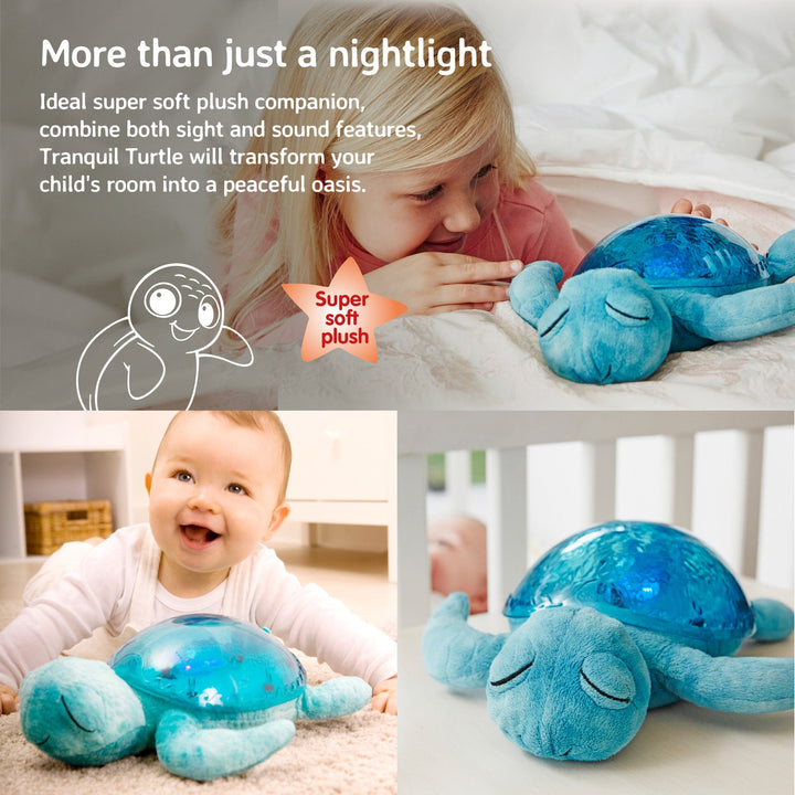 PJM Distribution Baby Toy Tranquil Turtle™ - Aqua | Cloud b