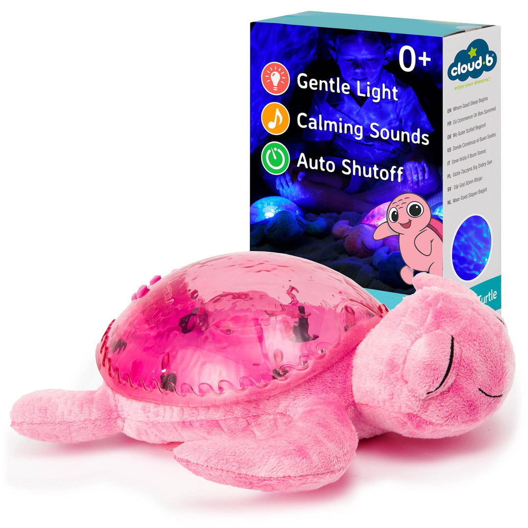 PJM Distribution Baby Toy Tranquil Turtle – Pink | Cloud b