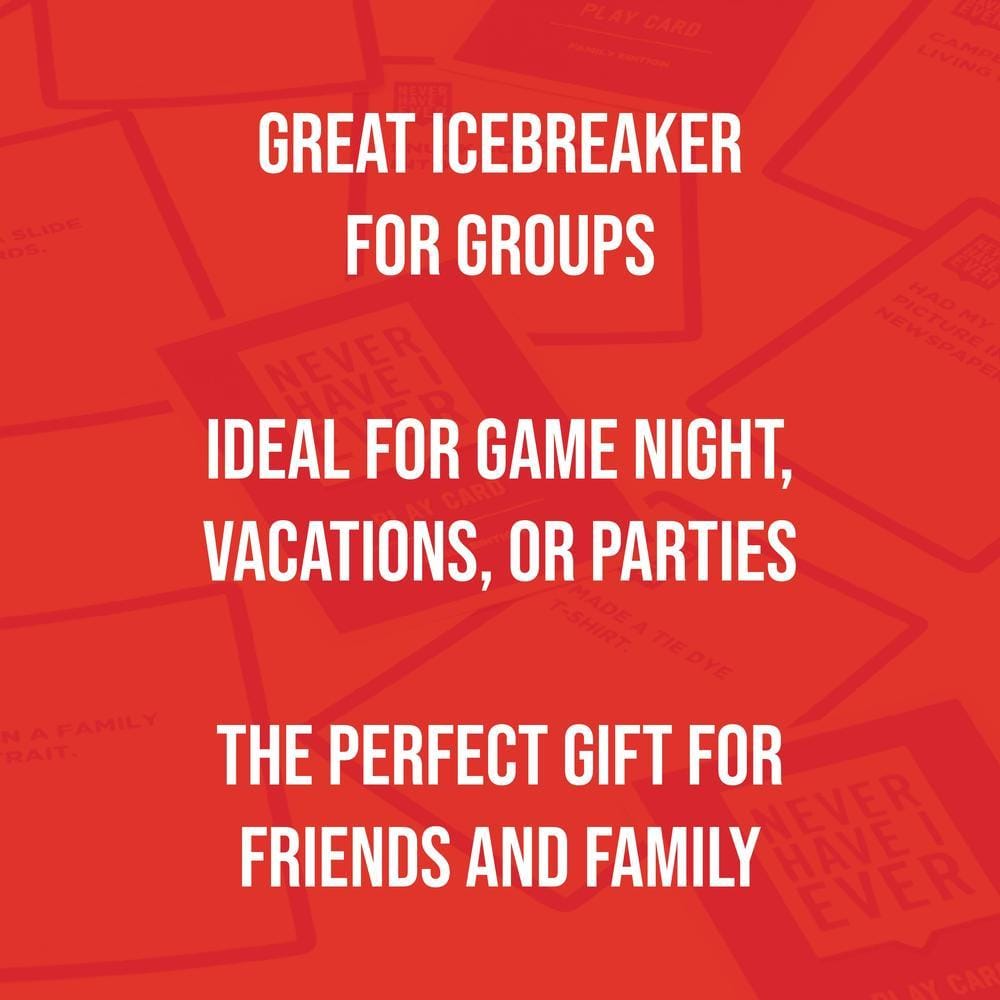 PlayMonster Games Never Have I Ever - Family Edition | PlayMonster