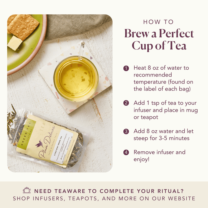 Plum Deluxe Tea Gifts Cuddletime Chamomile Herbal Tea Loose Leaf